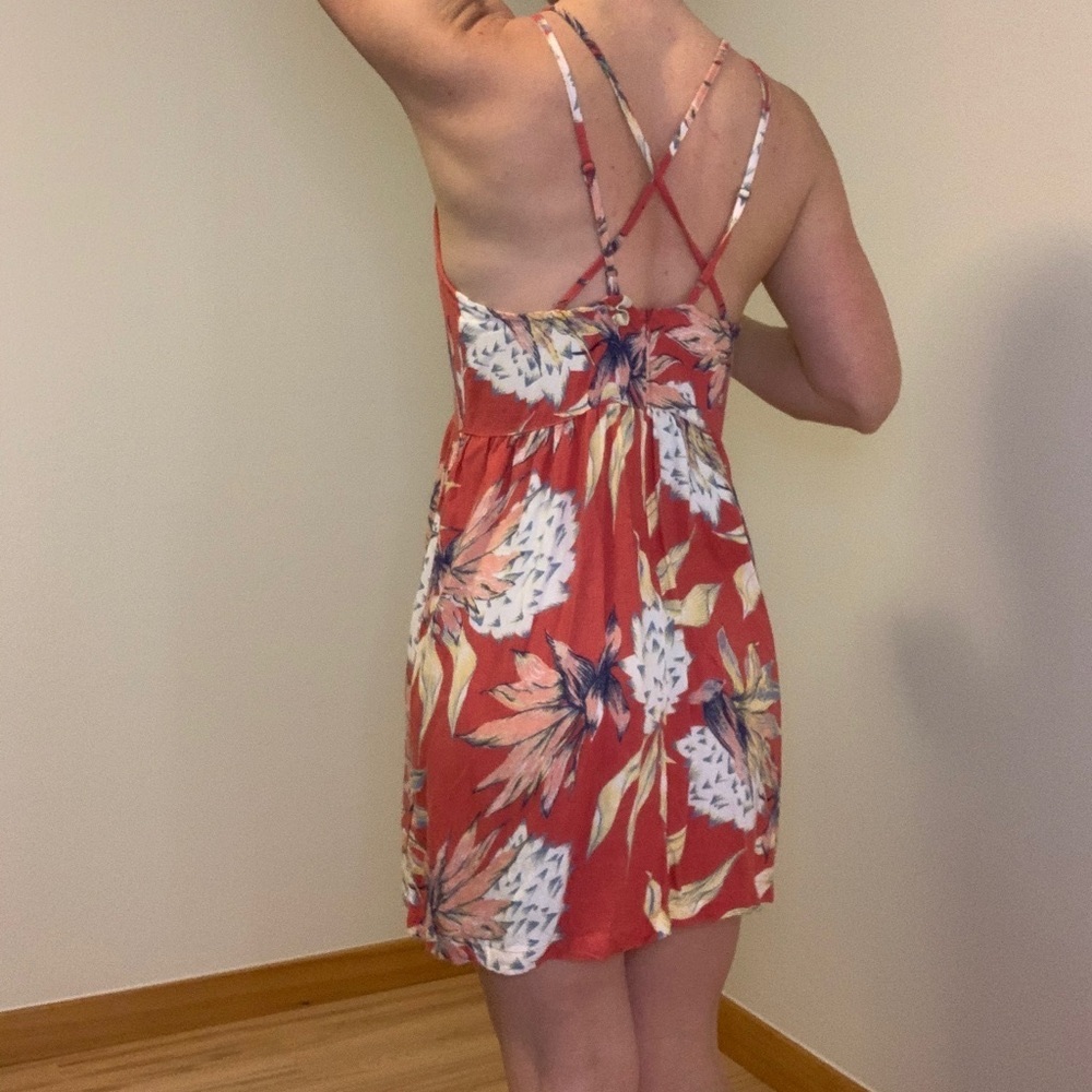 Roxy Hawaiian Print Dress